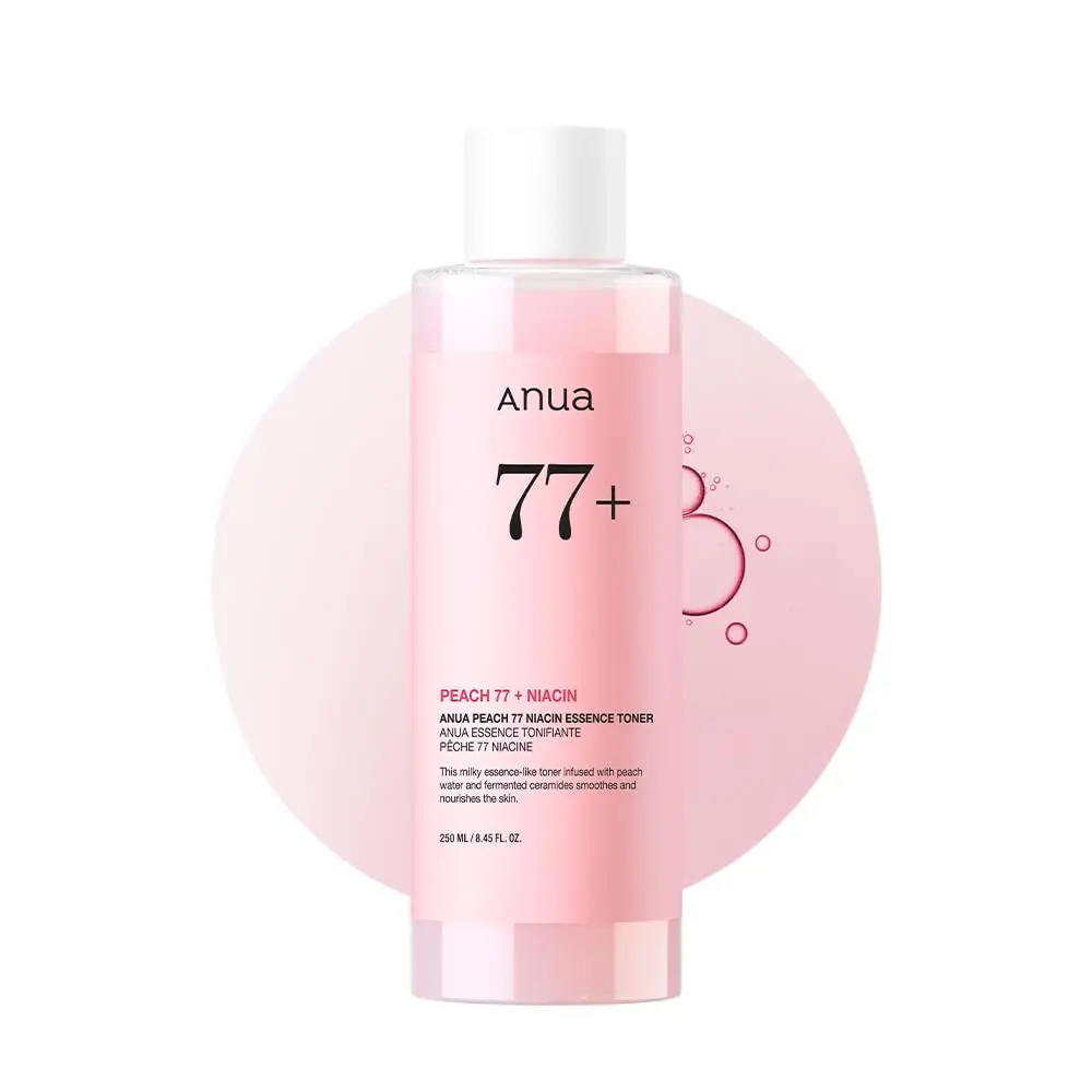 Anua Peach 77 Niacin Essence Toner Brightening Toner for Face, Niacinamide, Panthenol, Ceramides, Facial Toner for Glass skin