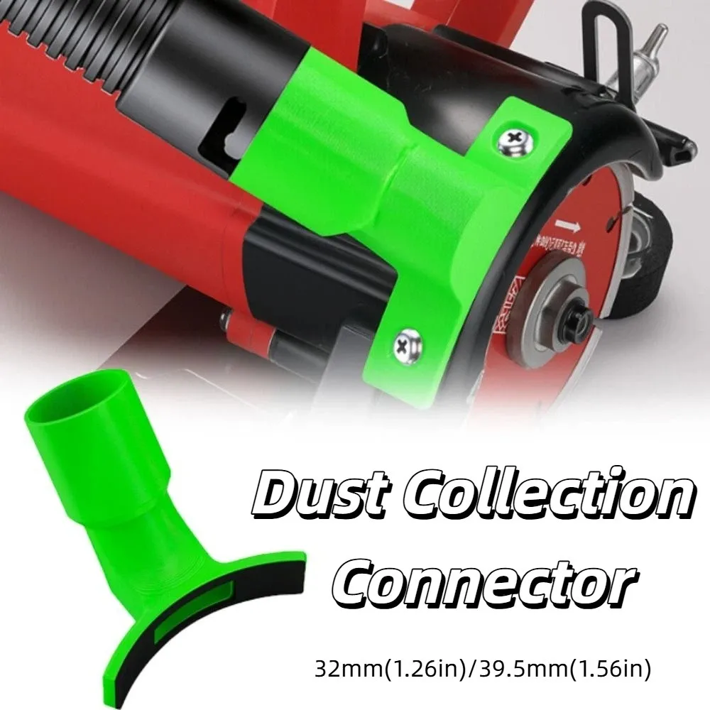 Double Port Angle Grinder Dust Extractor Tool Free Dust Collector Double Port Collector Tool Free Adapter Workshop Use