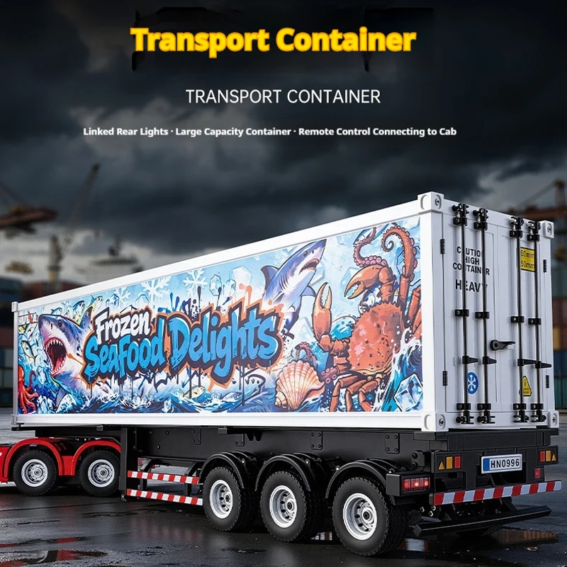 Huina New Product 505D Transport Container Model Transport Vehicle Container Toy