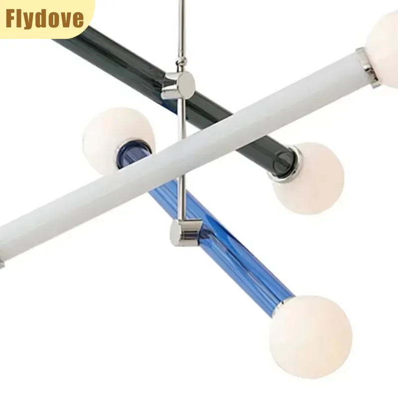 حماية كاملة للعين، ثريا ملونة إبداعية، غرفة المعيشة الحديثة، غرفة النوم، غرفة الطعام، ديكور الإضاءة الفنية #5