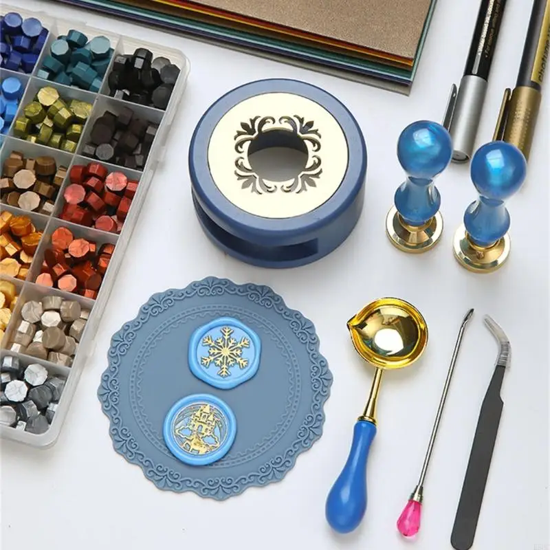 Wax Seal Stamp Set 24 Colors Wax Seal Beads for Appreciation Cards, Wrapping, Sealing Envelope, Package Decorations