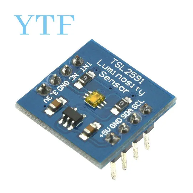 TSL2591 High Dynamic Range Digital Light Sensor Module IIC I2C TSL25911FN Light Sensor Breakout Board 3.3V 5V For Raspberry Pi