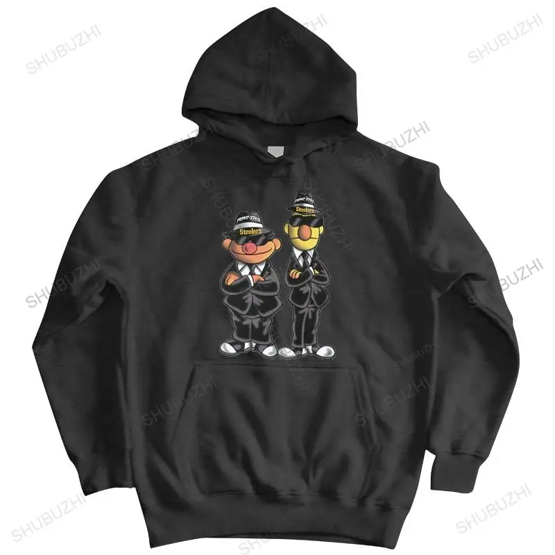 mens Brand Clothing fashion print sweatshirt autumn zipper Ernie und Bernt - Blues Brothers Gift for men woman STEELERS hoody