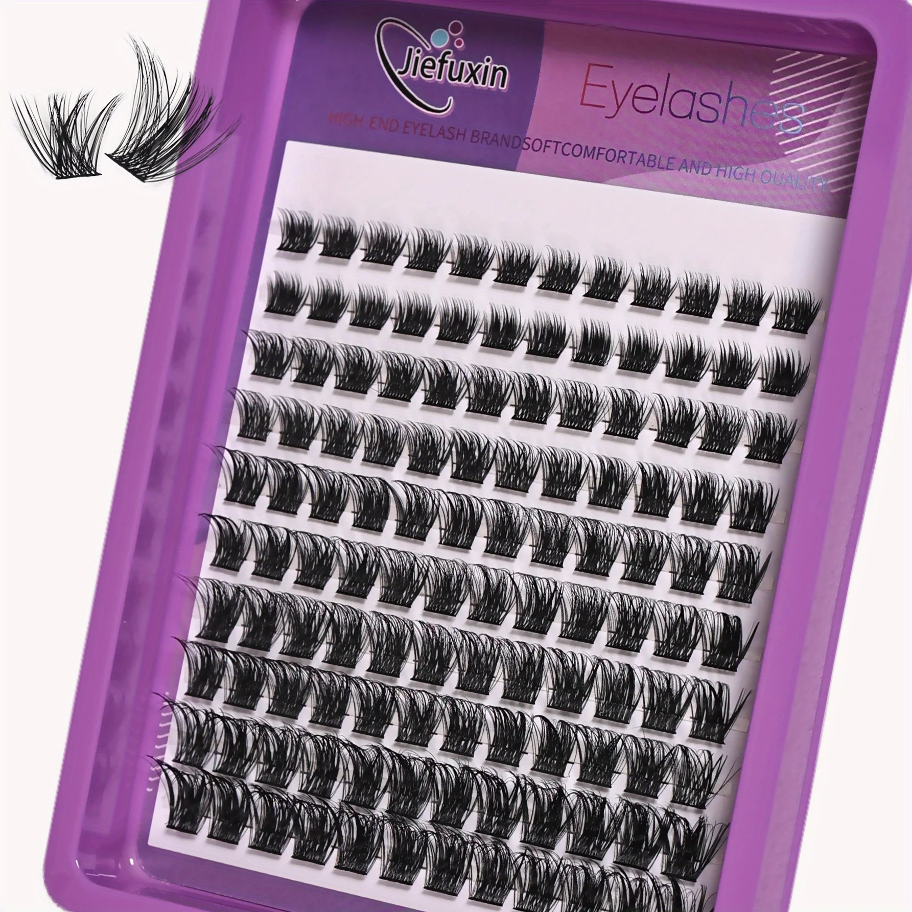 D Curl Fluffy Lash Clusters 12 - Eyelash Extension Wispy Look ulasan dan harga