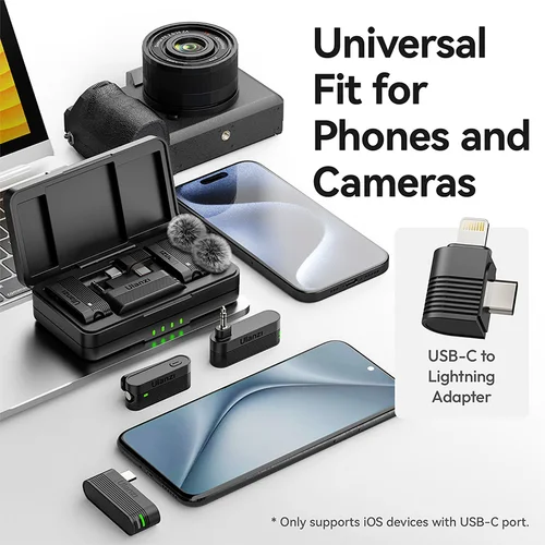 Imagen 2 del producto Adaptador Lightning para micrófono Ulanzi para Ulanzi A100