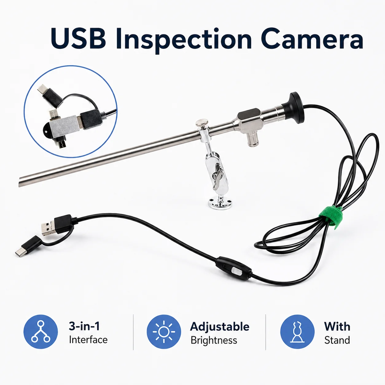 30 Degree Laparoscopic Training Box Straight Pole HD Camera Endoscopic Surgery Simulation Trainer   Endoscopic Instruments