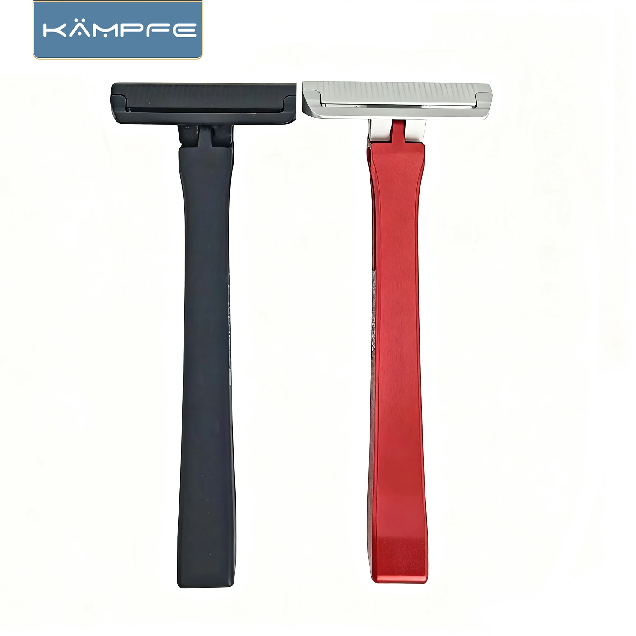 KAMPFE Traditional  K25 Aluminum Single Edge Manual Razor Portable Travel Shaver for Men And Women
