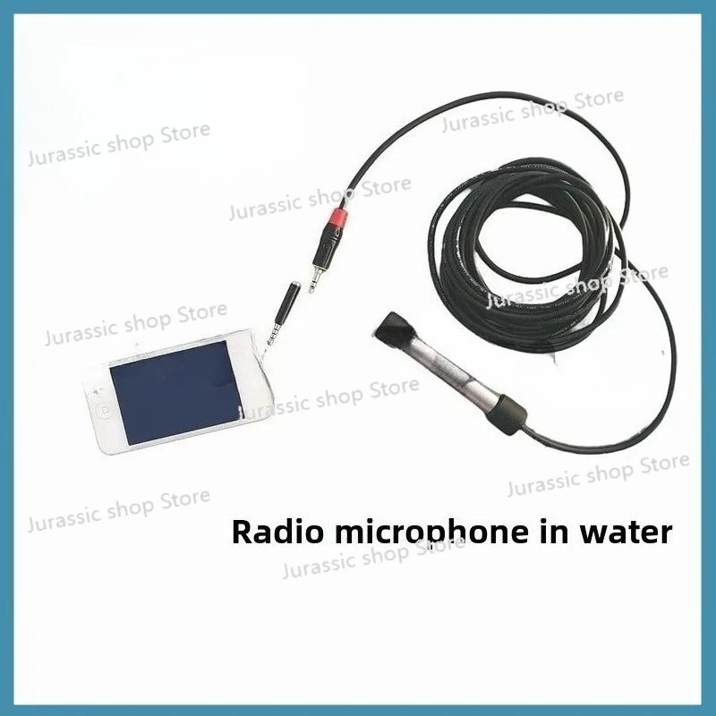 

Underwater Radio Microphone Connecting Cell Phone Like Computer Interview Microphone Underwater Sound Pickup Outdoor