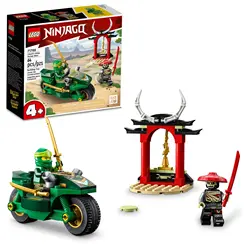 LEGO NINJAGO Lloyd’s Ninja Street Bike, Ninja Motorcycle Toy Building Kit, Easy-to-Build Beginners Learning Set Ninja 71788