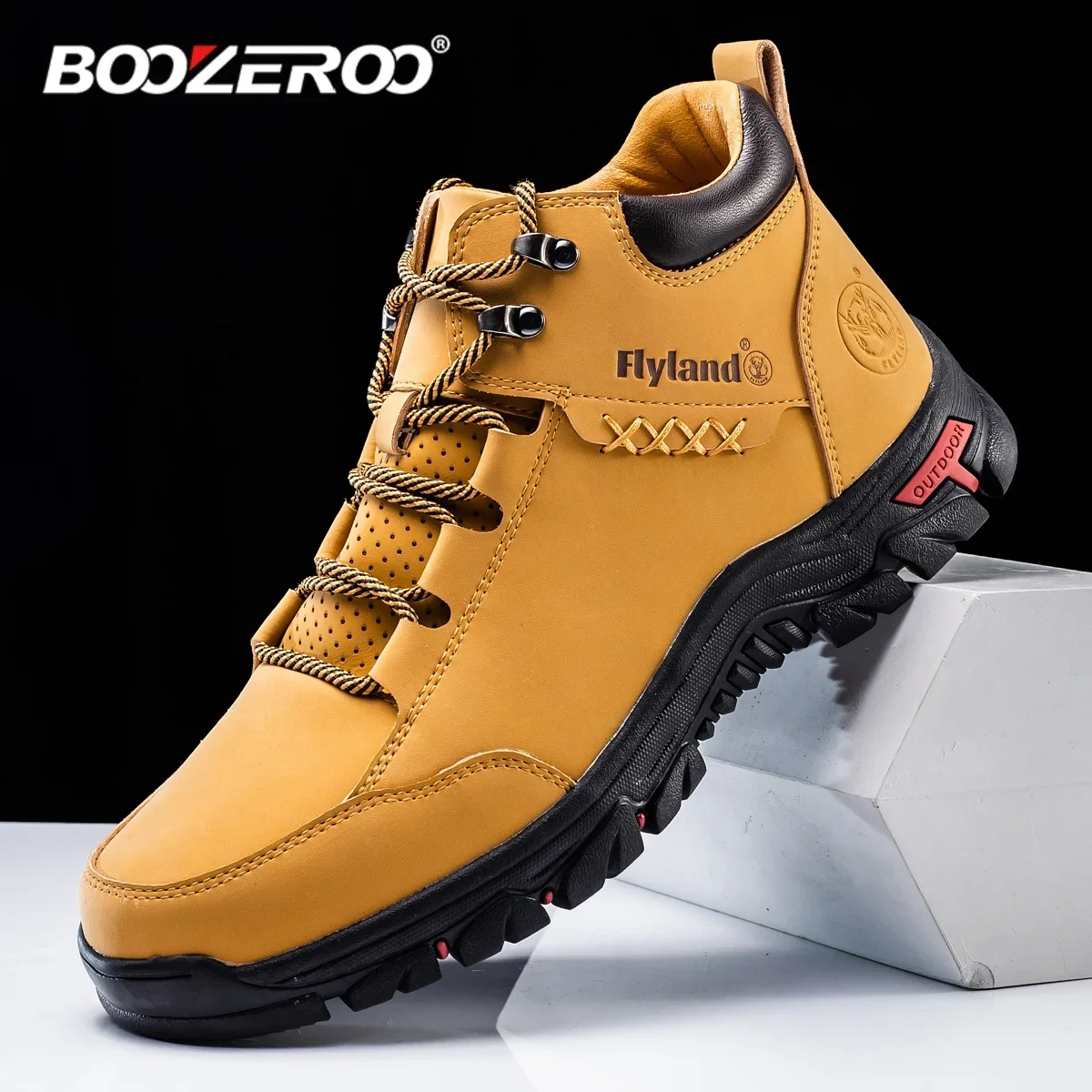 BOOZEROO Outdoor Casual Men's Shoes Classical Vintage Boots Fashionable Sneakers