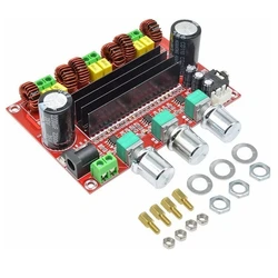 XH-M139 2x 50W +100W 2.1 Channel Digital Subwoofer Power Amplifier Board 3 Channels DC 12-24V