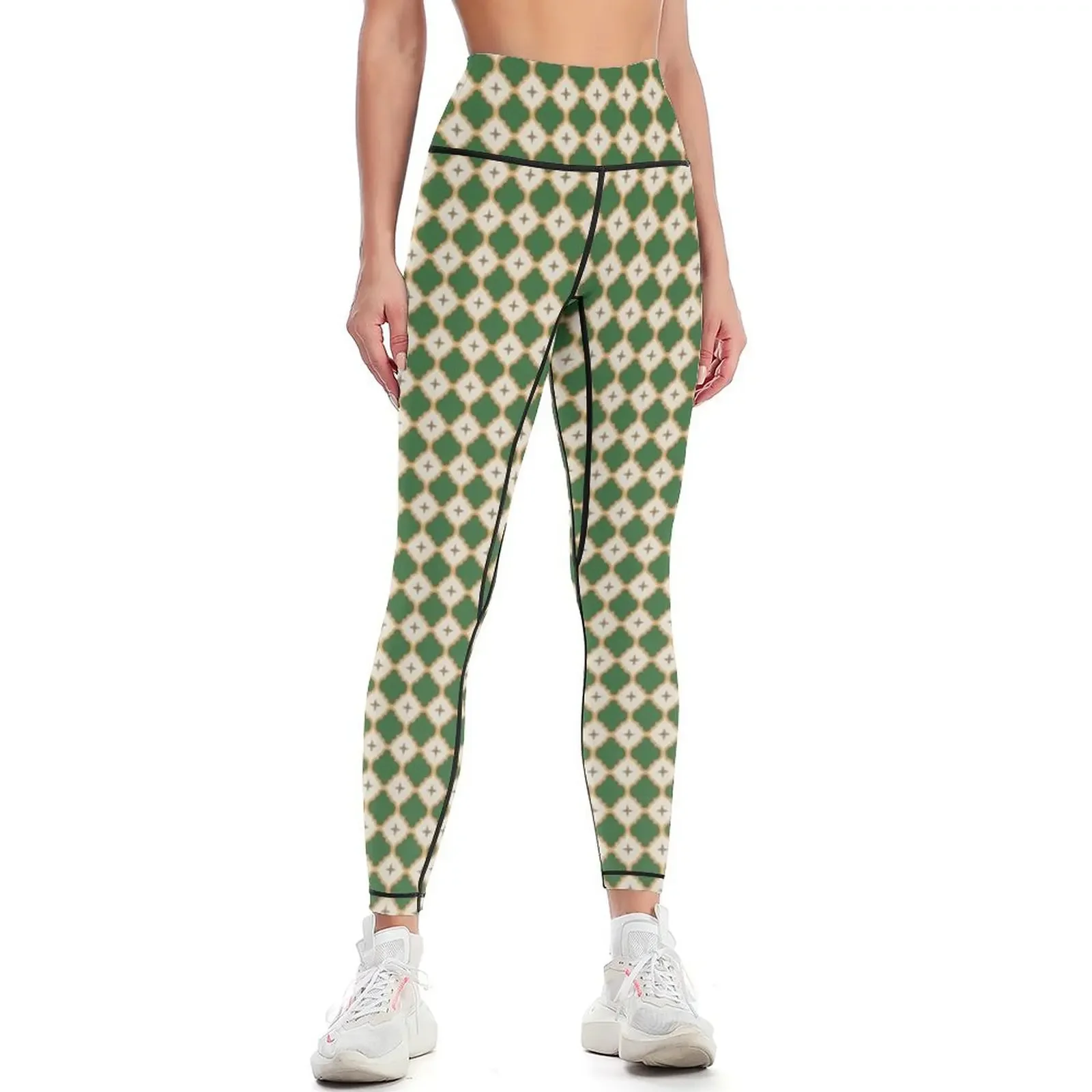 

Quatrefoil Tile Pattern Print Leggings for girls gym pants sportswear for gym Training pants Womens Leggings