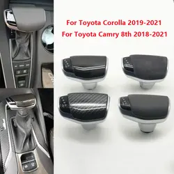 Car Modified Automatic Gear Shift Head Shifter Lever Knob For Toyota Camry 8th XV70 V70 2018-2021 Corolla 2019 2020 2021