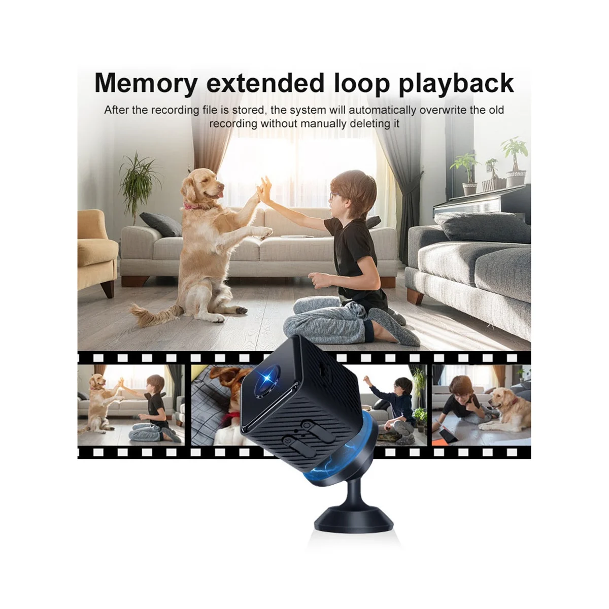 كاميرا صغيرة ليلية عالية الوضوح ، مسجل فيديو لاسلكي ، كاميرا صغيرة ، واي فاي ، 4K ، HD1080P