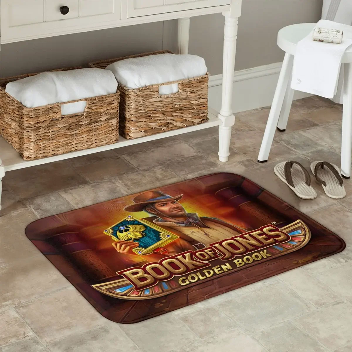 Book Of Ra Doormat Kitchen Entrance Home Floor Mat Anti-slip Carpet Rug for Balcony Footpad Mats