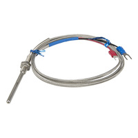 FTARP09 K type 50mm probe length 1m cable thermocouple temperature sensor PT1/8 1/4 3/8 1/2 M8*1.25 M6*1 M12*1 M16*1.5 M10*1.5