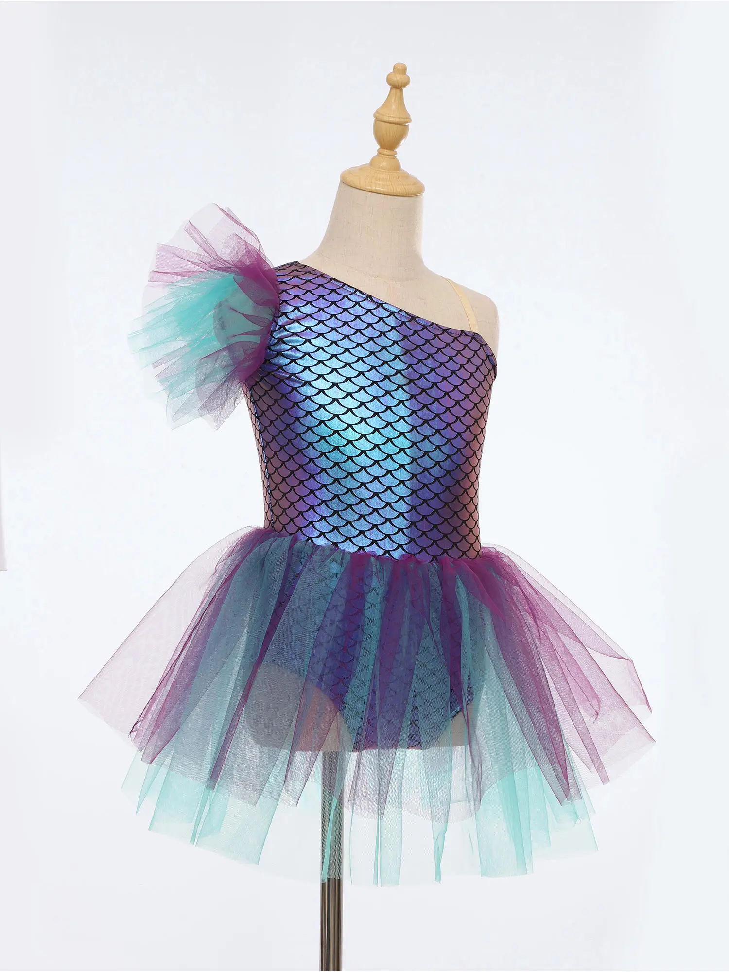 vestido-de-danca-de-sereia-para-meninas-tutu-de-bale-macacao-de-ginastica-e-patinacao-com-ombro-Unico-e-escamas-metalicas-de-peixe-fantasia-de-halloween