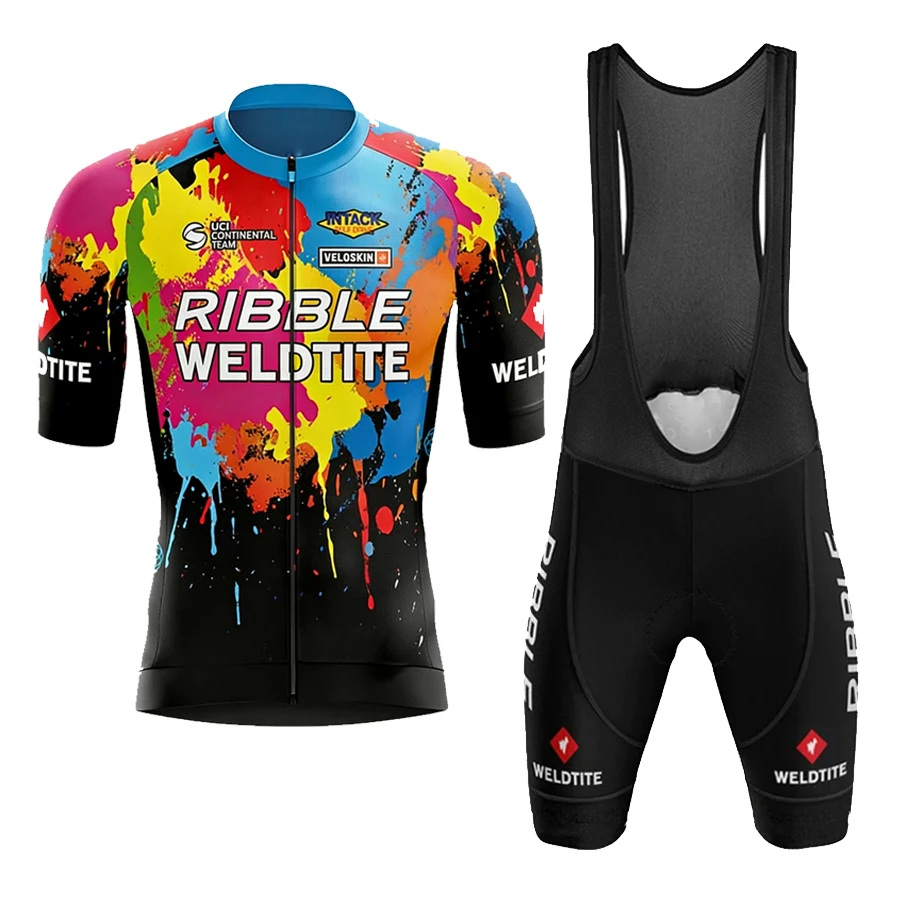 

Комплект велоформы RIBBLE 2026: Мужская велосипедная одежда, велоформа, шорты и майка для велоспорта