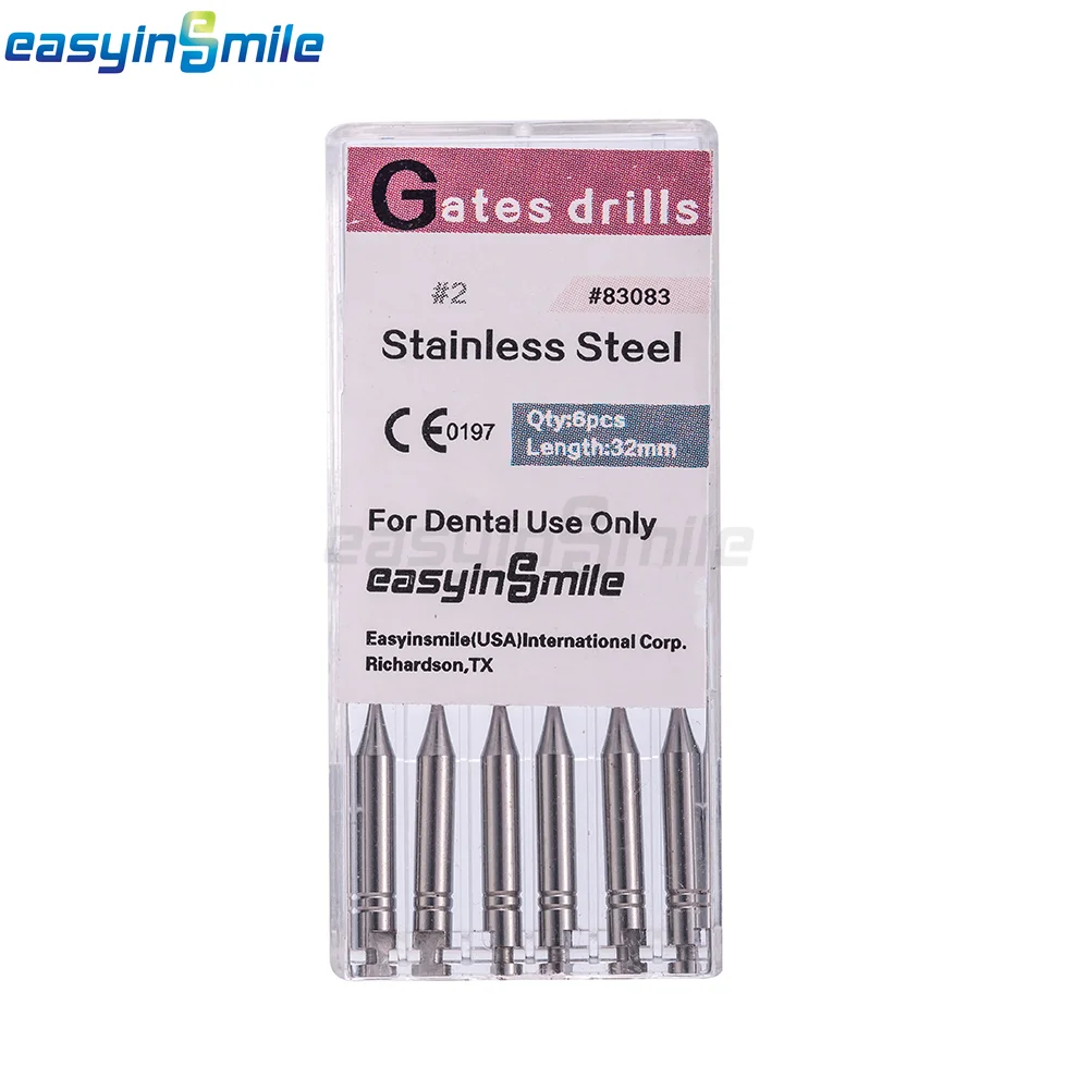 1/10Pack（6pcs/pack）Dental Endodontic Drill Gates Glidden Rotary Paste Carriers 32mm Engine Use Stainless Steel Endo Files #1-6
