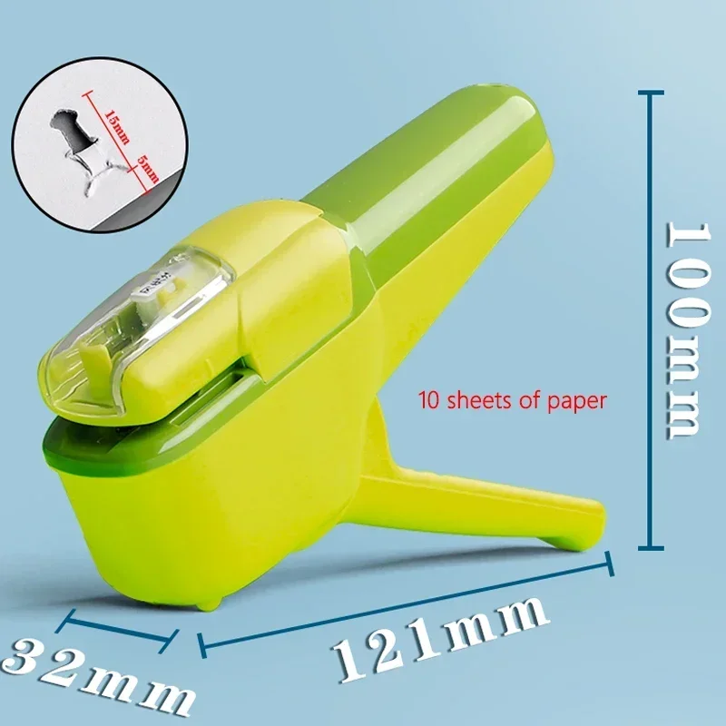 Safe Bookbinding Without Supplies Paper Stapler Stapleless Portable Stapling Mini Staples Plastic School Office