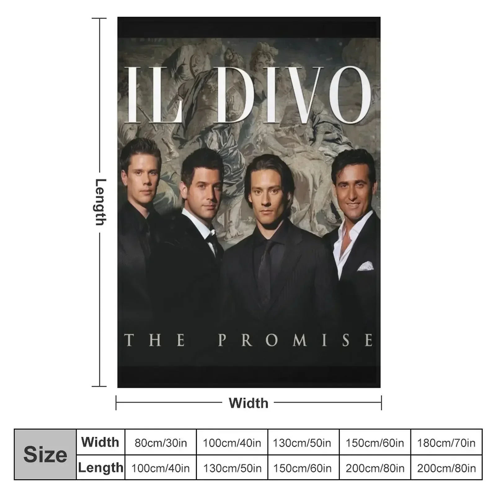 Il Divo the promise Throw Blanket Picnic Vintage Hair Thins Luxury St Tourist Blankets