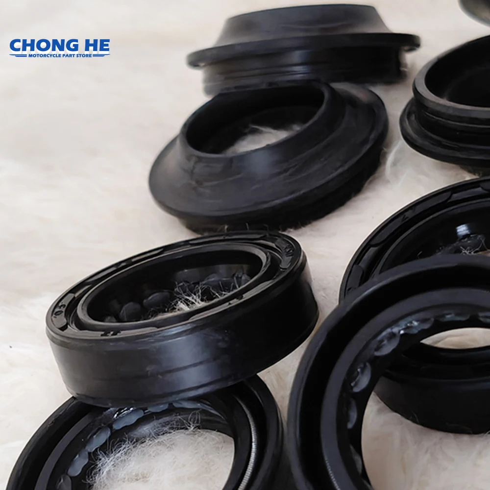 

4pc/8pc/16pc 34*45*10.5 34x45x10.5 34 45 10.5 mm Motorcycle Part Front Shock Fork Damper Shaft Oil Seal Retainers and Dust Cover