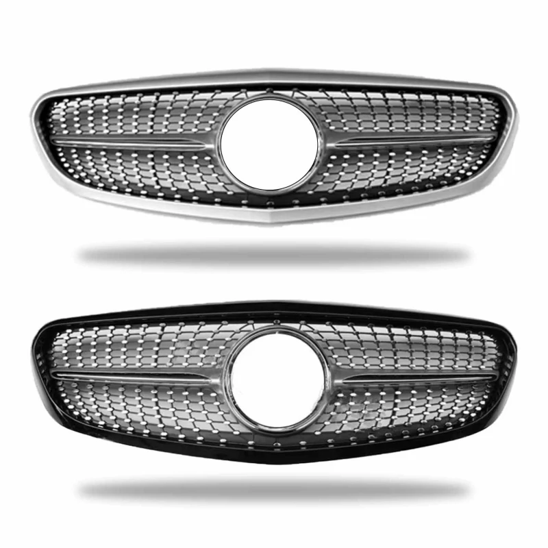 Car Front Bumper Grill for Mercedes Benz C-Class W205 C180 LC200 LC260 15-18 modified Grille Mask Radiator Car Accessories