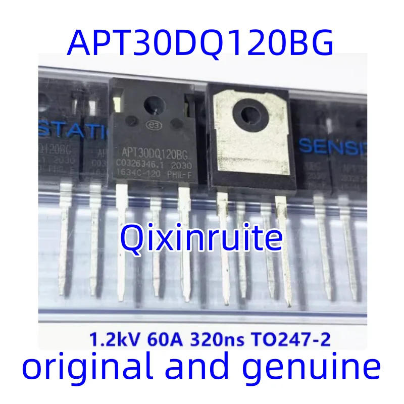 Qixinruite   Brand new original APT30DQ120BG TO-247-2 1.2kV 60A 320ns fast recovery/ultra-fast recovery diode