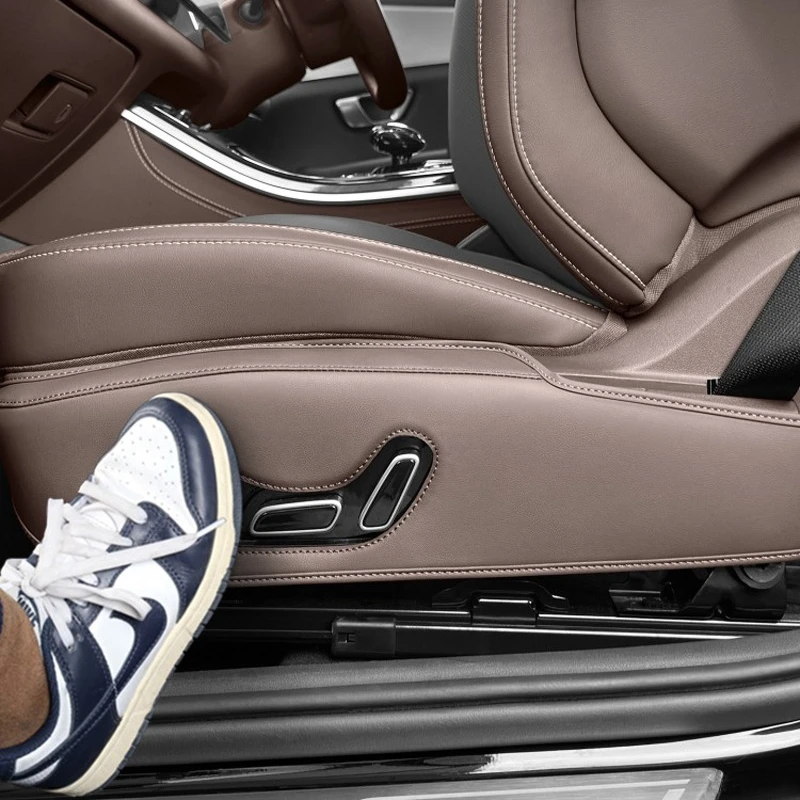 

Для BYD Han EV DM-i 2020-2025 панель регулировки автомобильного сиденья защитная накладка против грязи и царапин кожаные накладки аксессуары для интерьера