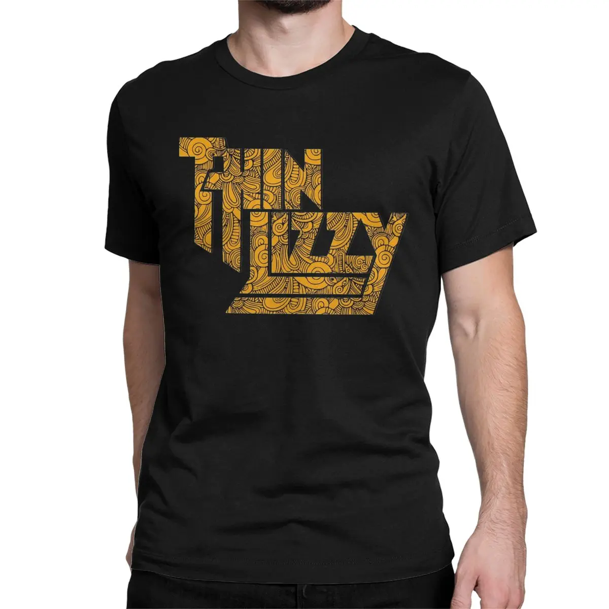 Fashion Rock Band 90s T-Shirts Men Women's Round Collar 100% Cotton T Shirts Thin Lizzy Short Sleeve Tee Shirt New Arrival Tops