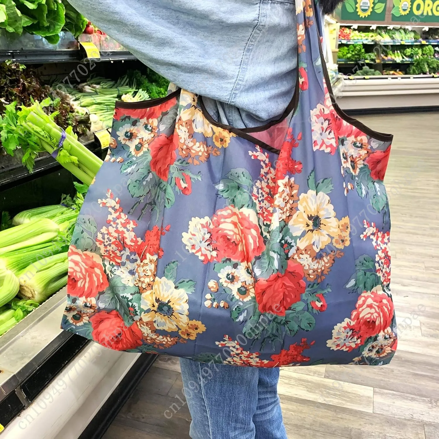 حقيبة يد كبيرة قابلة للطي من النايلون من allydrew #6