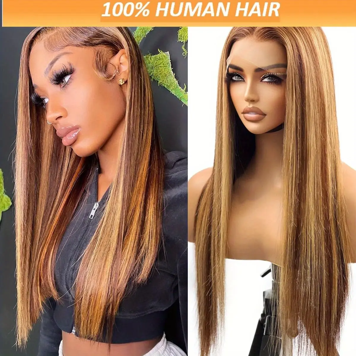 

glueless wig human Hair highlight 100% Lace Frontal Wig HD 13x6 Straight Wigs For Women Choice 30 40 Inch Brazilian Cheap Wigs