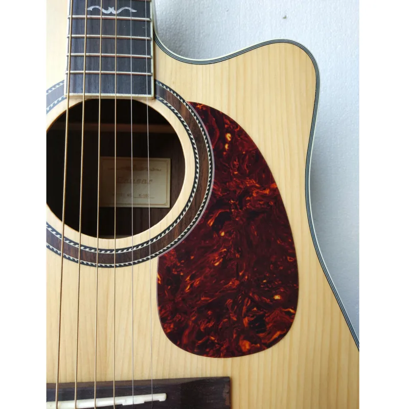 Pleroo Custom Guitar pickgaurd - DIY Acoustic Guitar Pick guard Blank sheets Guitar Parts, Brown Tortoise