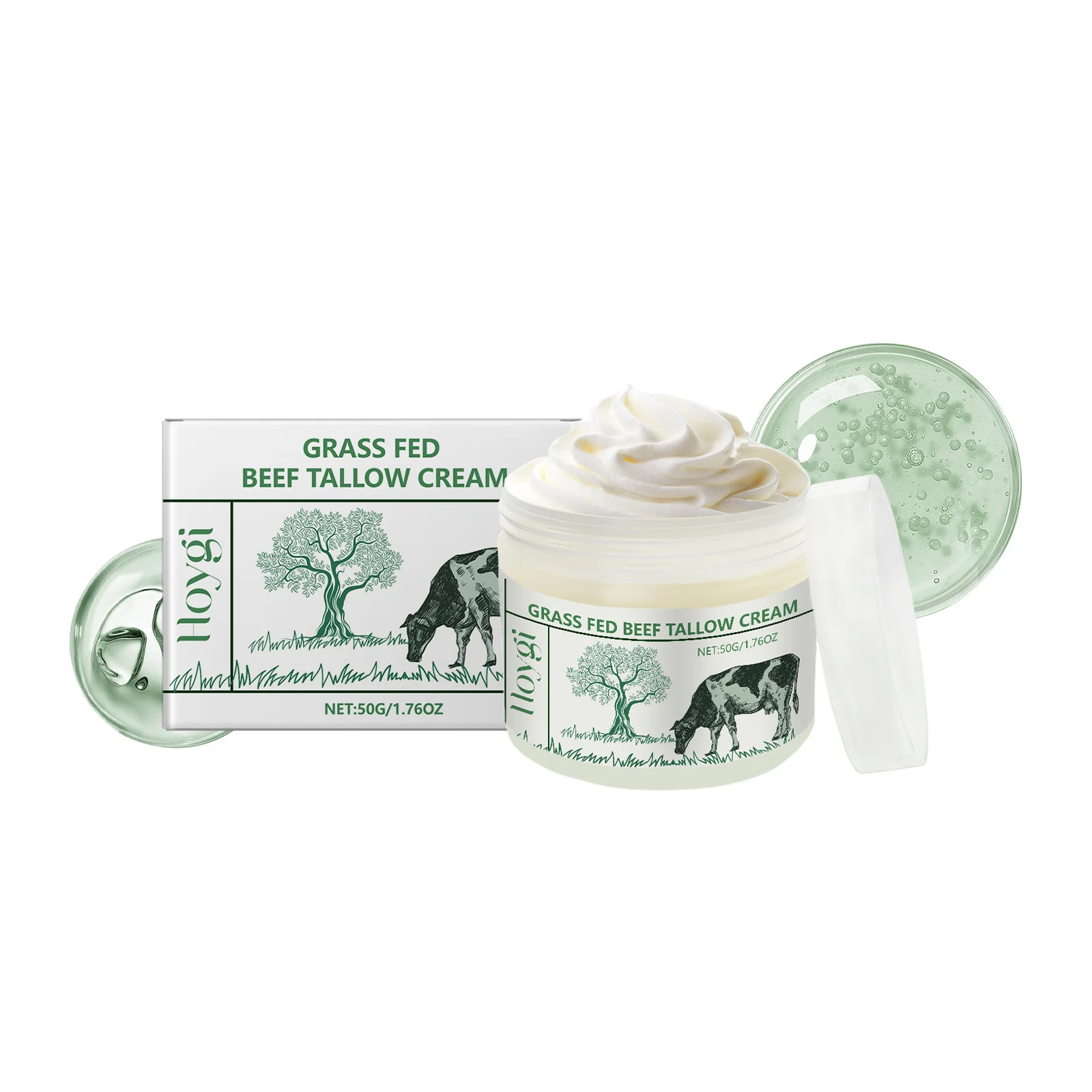 Carne tallow creme facial reparação pele danificada hidratante grama alimentado loção corporal rejuvenescimento endurecimento levantamento nutritivo cuidados com a pele