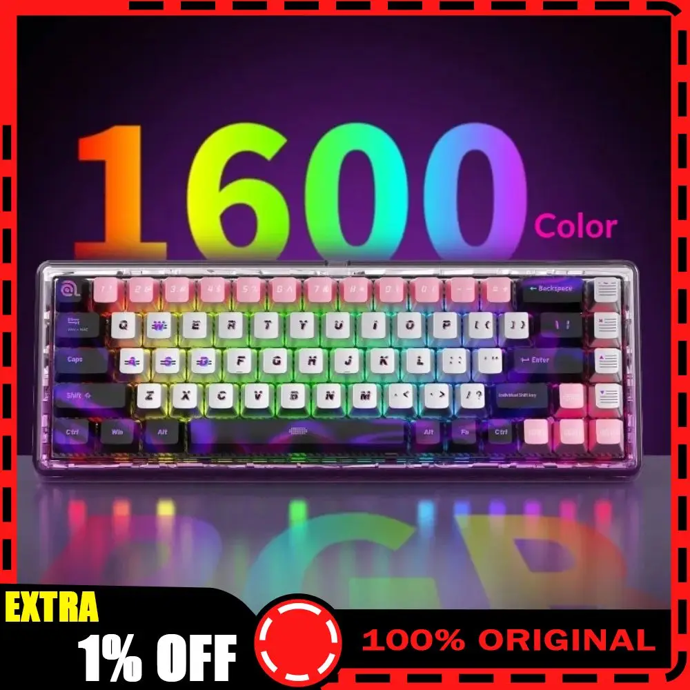 

Ainbell Base68 Магнитный переключатель Игровая клавиатура 0 Dead Zone Непрерывно касаемый магнитный переключатель Бога с низкой задержкой 8000 Гц RT0.01 мм