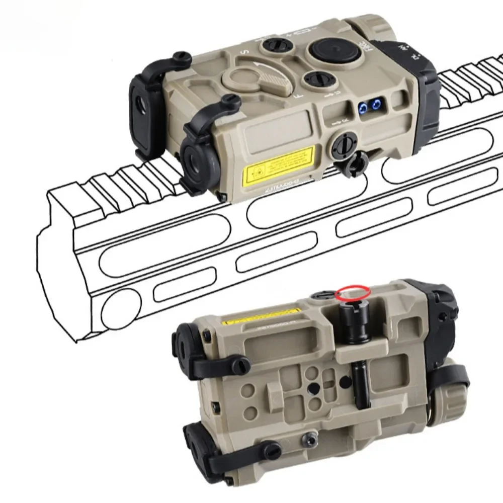 Taktische OGL Nylon Kunststoff LED Taschenlampe Rot Grün Blau Laser Anzeige Weiß Strobe Gun Zubehör mit Schalter Fit 20mm Schiene