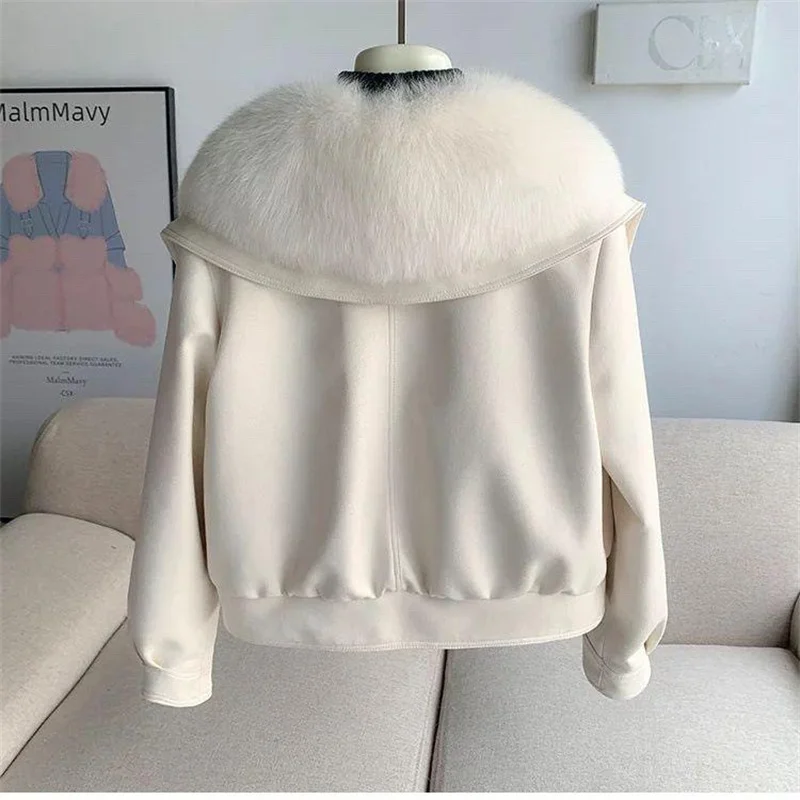 

Модная женская куртка из искусственного меха с меховым воротником, зимние куртки 2025 года, новое короткое дизайнерское хлопковое пальто, женское пальто Parker