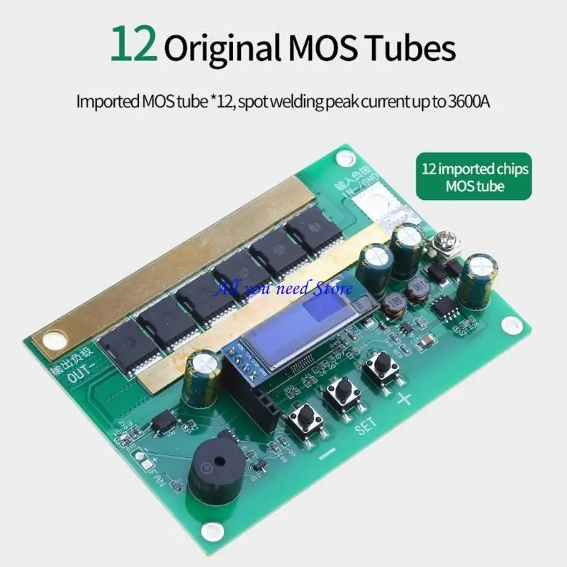 K9FB Portes bricolaje DIY Máquina soldadura Circuito circuito para 18650 batería litio