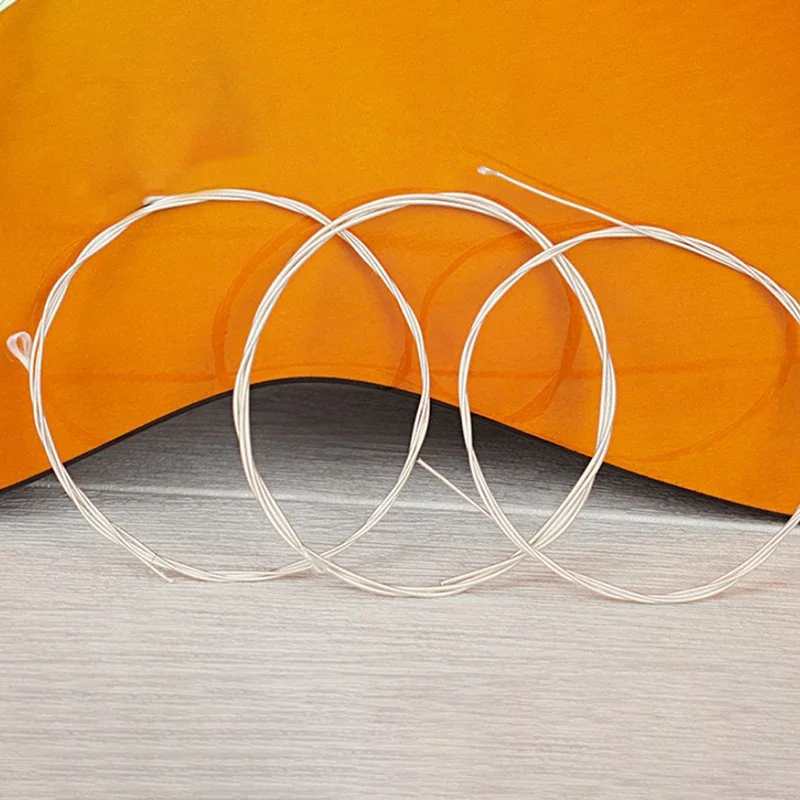 6-teiliges Gitarrensaiten-Set aus Nylon in Silber für klassische klassische Gitarre – Detail 7