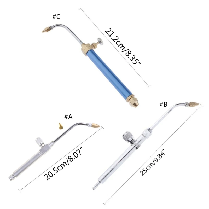 Obor kecil Gas Mini Kit solder pengelasan obor las perhiasan mikro obor las Gas perhiasan solder mematri pemotong Dropship