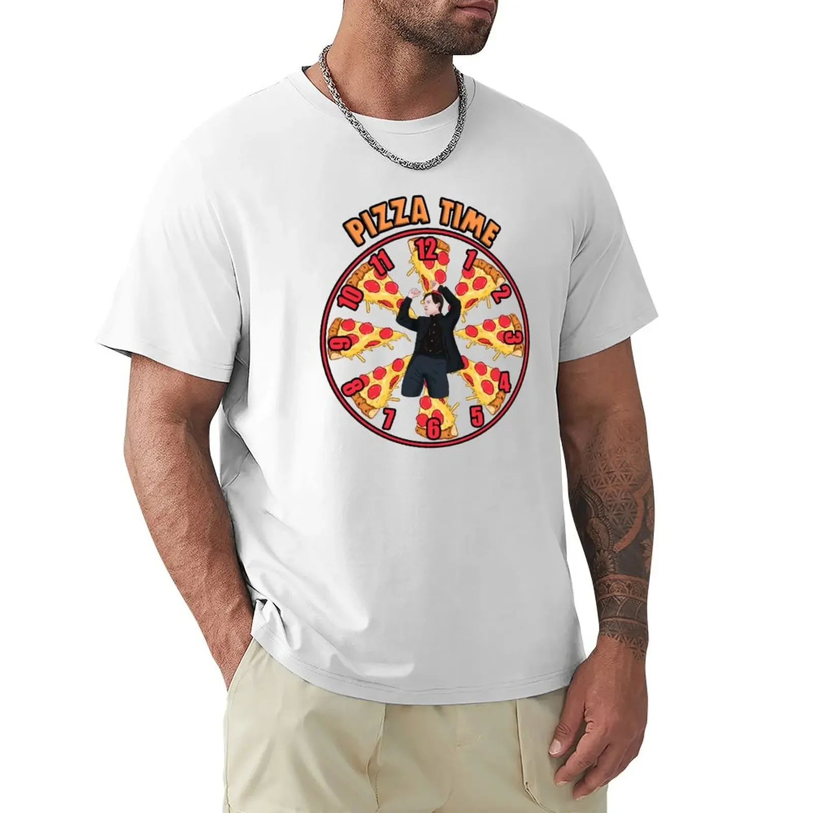 Bully Maguire Pizza Time T-Shirt vintage blanks t shirts men