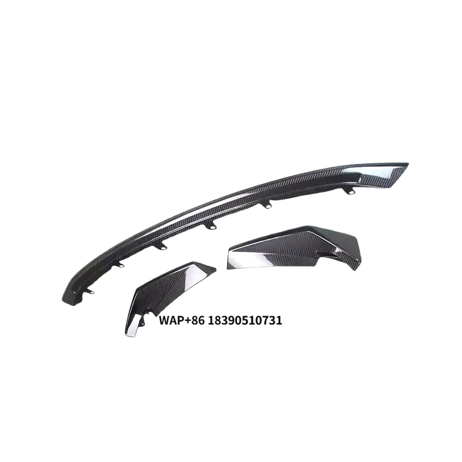 Suitable for M3 G80 M4 G82 G83 Dry Carbon Fiber CSL Model Modification Upgrade with Three-stage Front Lip Front Shovel