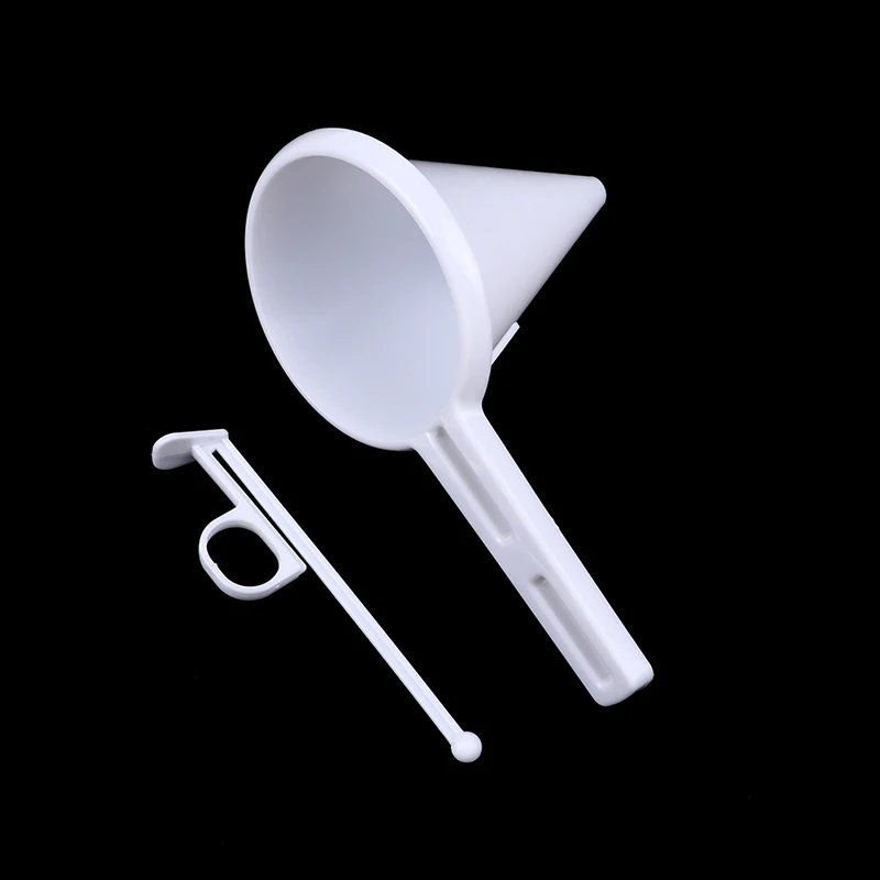 【K】1pcs Adjustable Handheld Cake Dispenser Batter Separator Cream Chocolate Tip Funnel Scale Cup Baking Tool