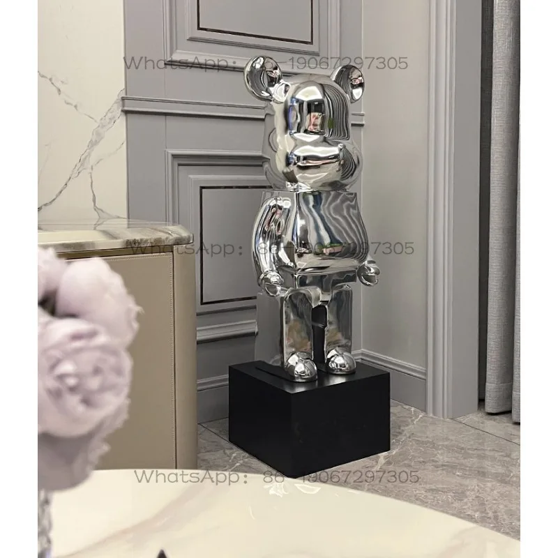 Violent bear ornament tide play living room floor sculpture decoration cartoon doll decoration