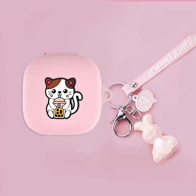 لسوني LinkBuds فتح WF-L910 /Fit WF-LS910N حافظة الكرتون الحيوان/لطيف الخوخ/الأفوكادو سماعات سيليكون غطاء لسوني صالح