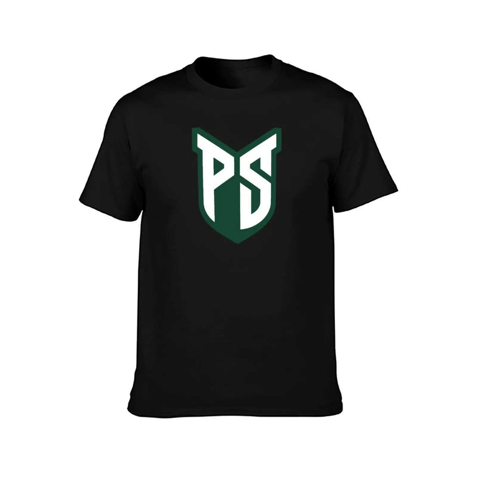 Portland State College Logo3 T-Shirt, Summer Casual Cotton Tee, Oversized Streetwear Tops, Vintage Graphic Print, 100% Cotton