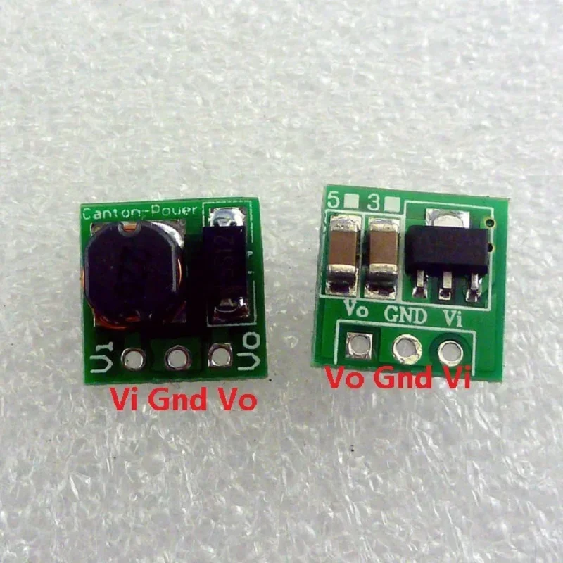 3 Pcs DC-DC Boost Step UP Converter 0.8-3.3V to 3.3V Voltage Regulator Power Supply Module