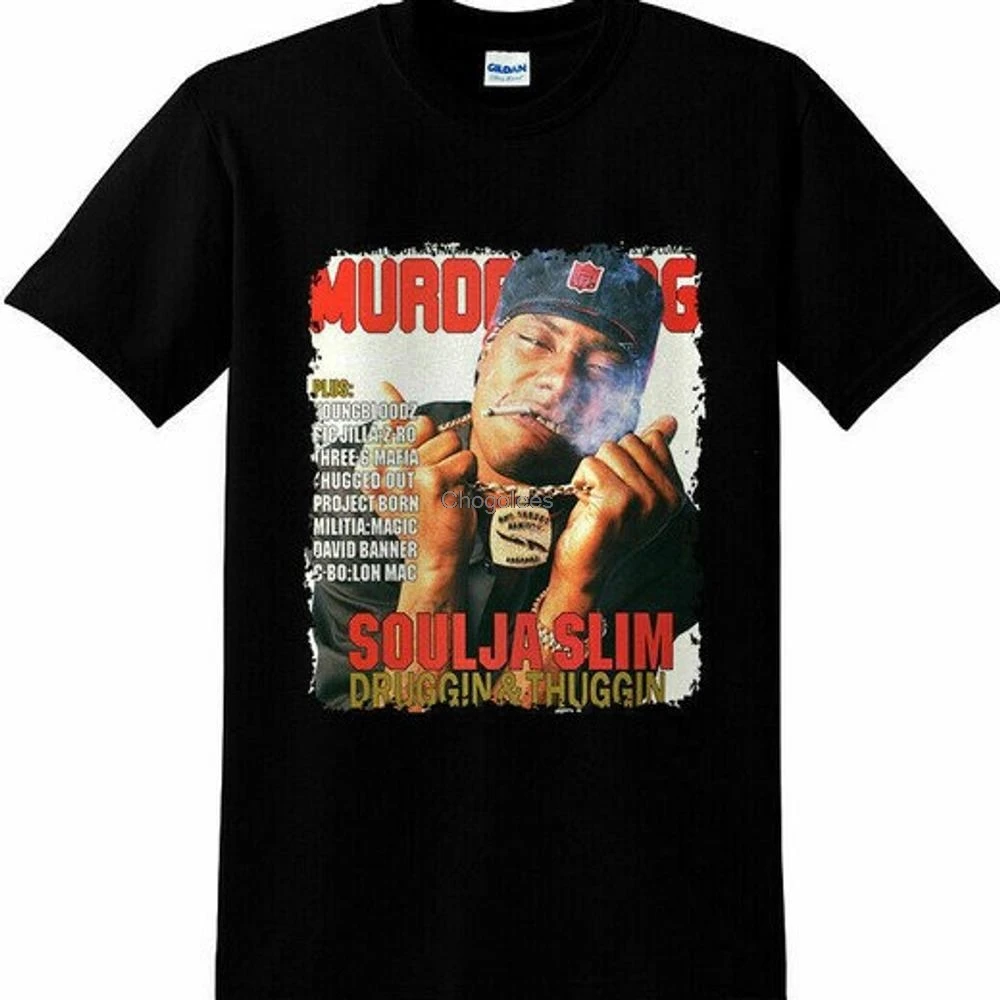 Soulja Slim Hip Hop Rap Music Black Men T shirt