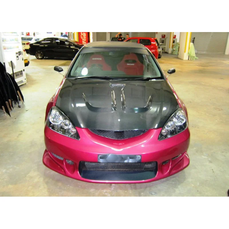 

Мастерня мудрости, совместимая с Integra Honda DC5 Acura RSX, детали модификации из углеродного волокна, передний капот Infinite MUGEN