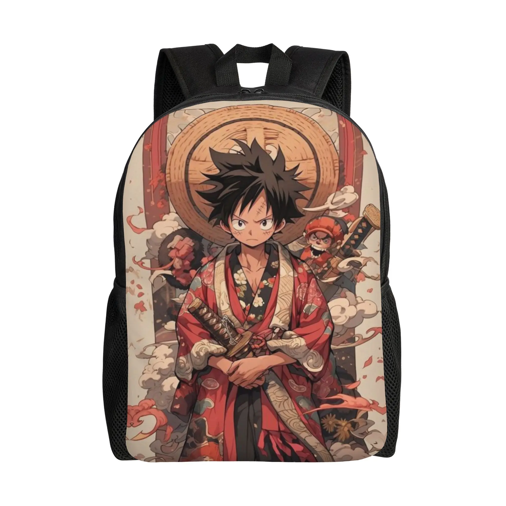 One Piece Schoolbag Back to school season Luffy (7)  Portable Backpack